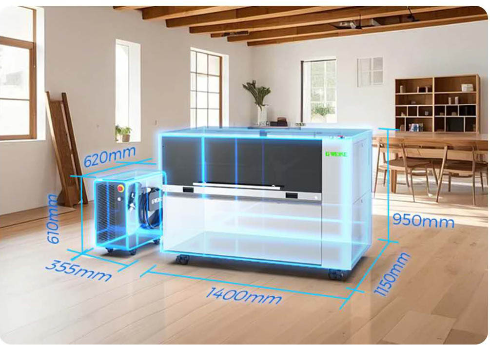 laser za graviranje dimenzije